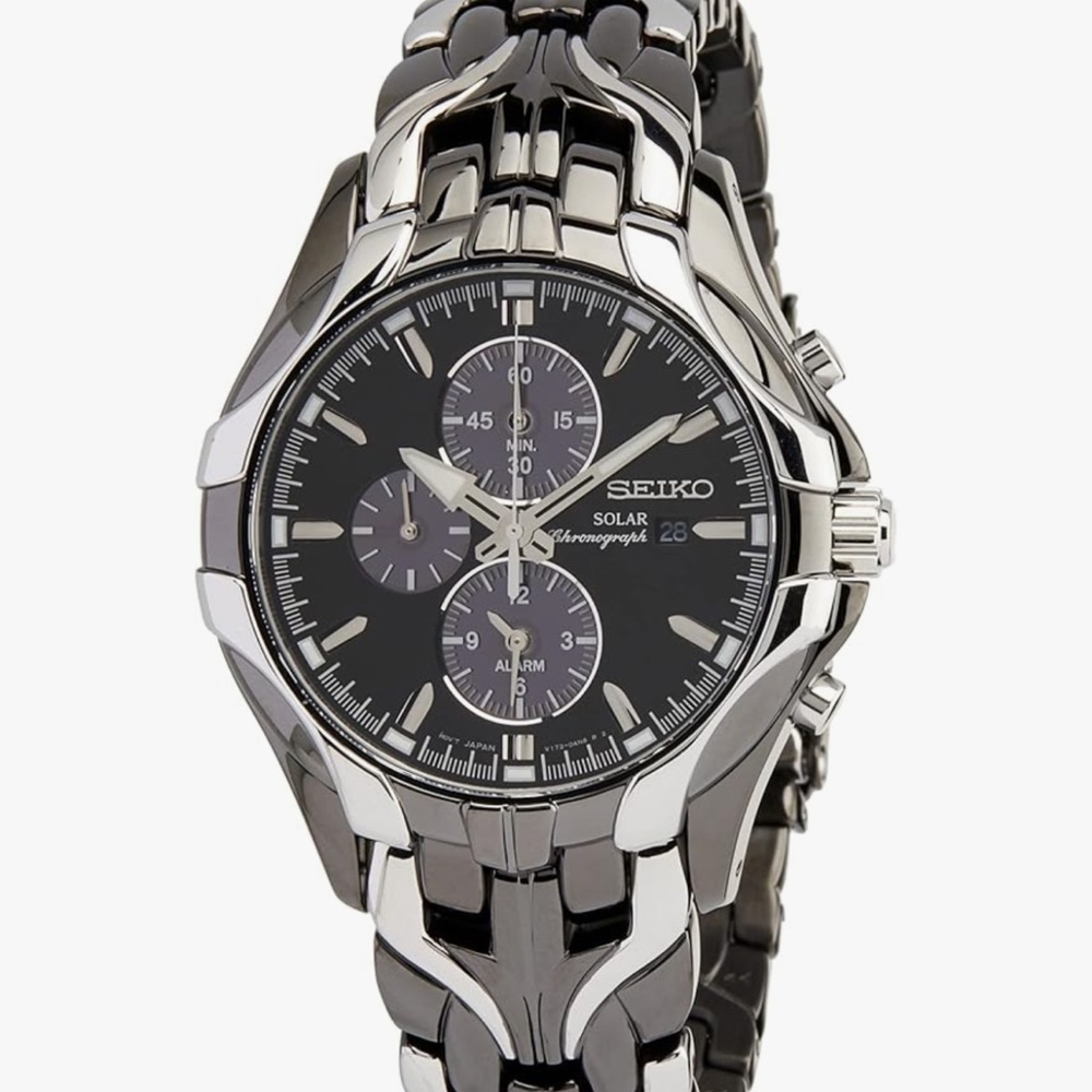 Seiko Solar Chronograph Watch